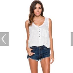 Free people white tank